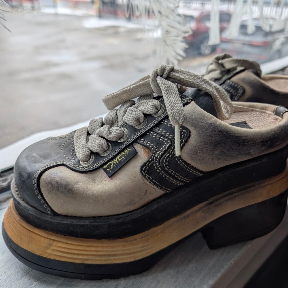 Vtg Swear Platform Sneakers